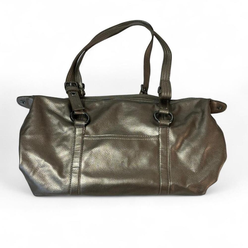 Tommy Hilfiger Bronze Preppy Casual Minimalist Chic Shoulder Bag